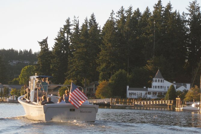 2 Hour Guided Boat Tour in Gig Harbor and Narrows Bridges - Salmon Beach, stairs, pilings, and local life