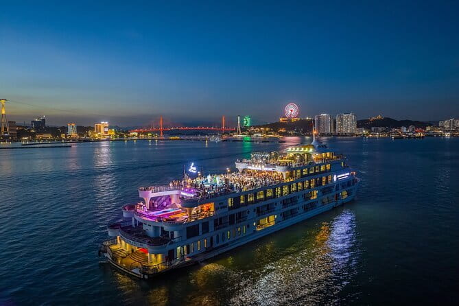Ambassador Dinner Cruise with Live Music, Firework and Luxe - Arriving at Halong International Cruise Port