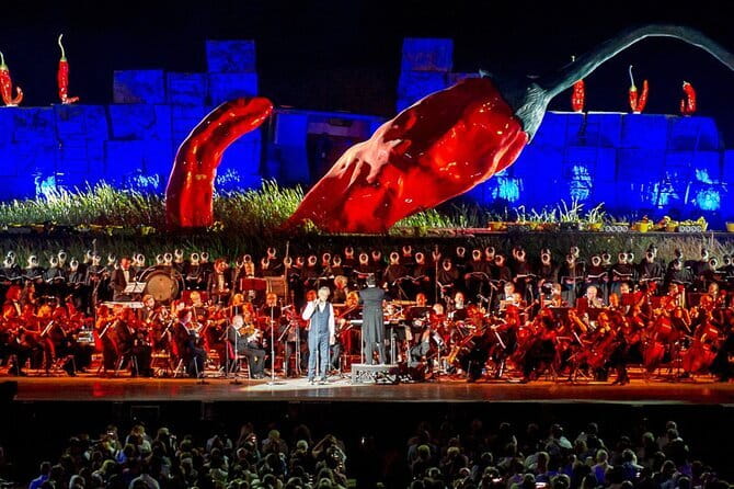 Andrea Bocelli concert LAJATICO Limousine Service from Florence - What the driver does during the concert