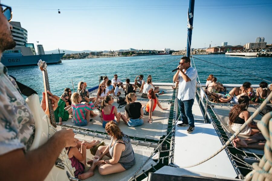 Barcelona: Sunset Catamaran Cruise with Live Music - Key points to know before booking