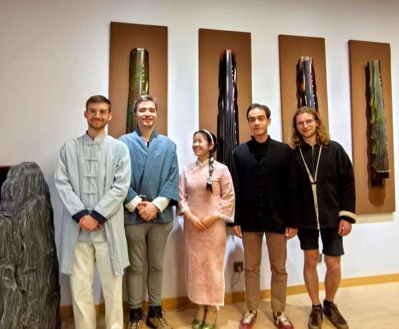 Beijing Culture Event: Tea Ceremony, Music Show, Calligraphy - Calligraphy with brush, ink, and meaning