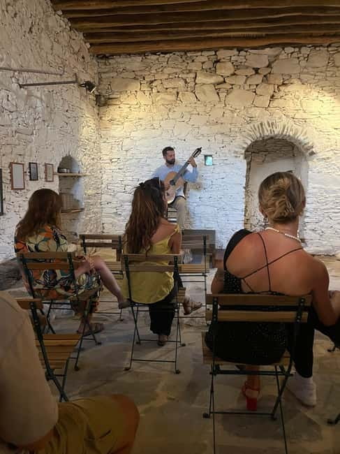 Classical guitar concert in a historic olive press - The value of $70 per person