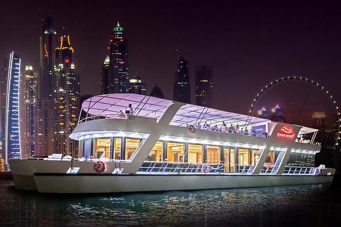 Dubai Marina Dinner Cruise with Live Music & Open Bar - Music and Evening Mood