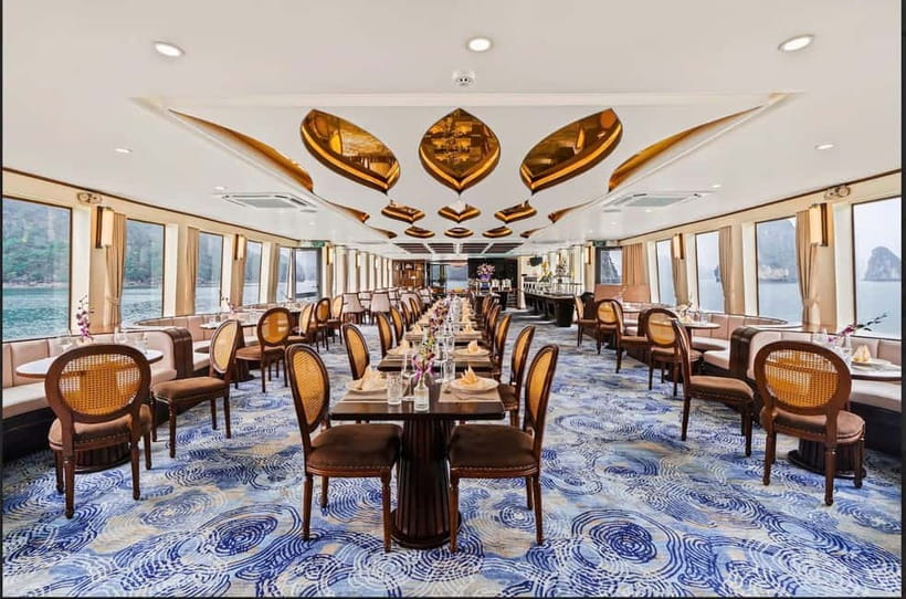 From Ha Long: Luxury Symphony Day Cruise with 2 Jacuzzi Pool - Buffet lunch at 12:45