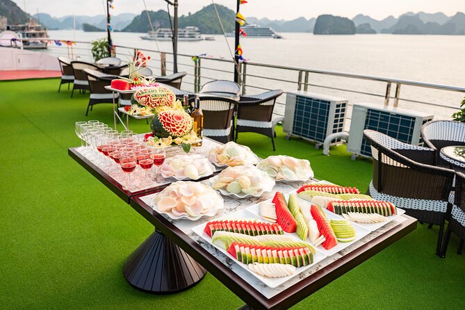 Hanoi to Ha Long Bay: Premium Symphony 5-Star Day Cruise - Lunch on the ship, with time to slow down