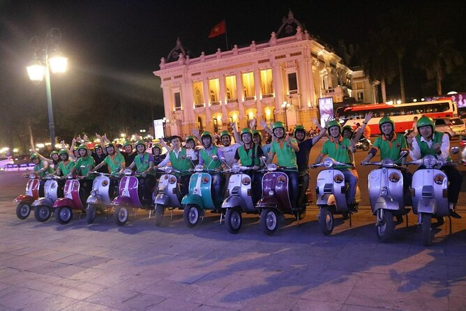 Hanoi Vespa After Dark Street Food Tour -Hidden Gem-Train Street - Key points to know before booking