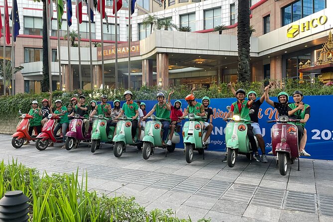 Hanoi Vespa After Dark Street Food Tour -Hidden Gem-Train Street - Ba Dinh and the lake ride slow things down