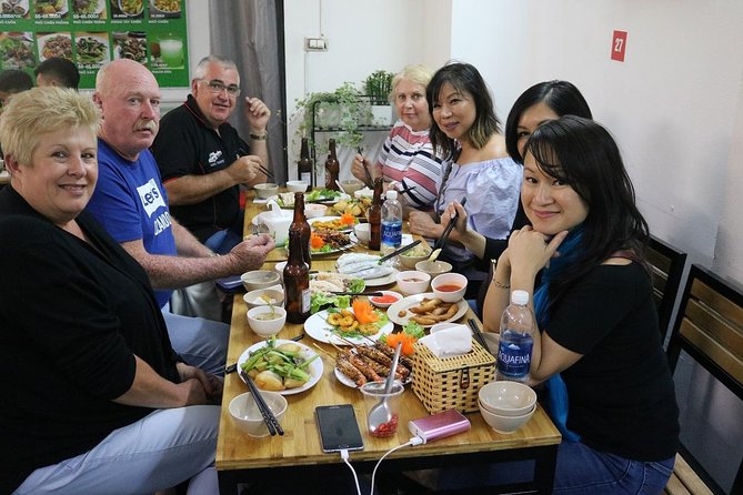 Hanoi Vespa After Dark Street food + Train Street+ Live Music - Bun Cha Near Hoan Kiem Lake