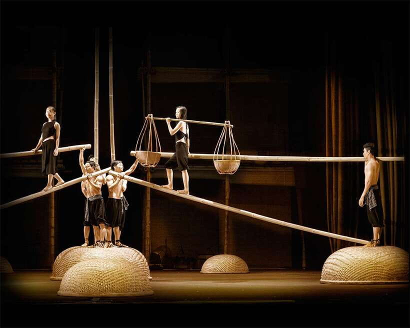 Ho Chi Minh: A O Show Bamboo Circus at Saigon Opera House - Bamboo, balance, and serious physical skill