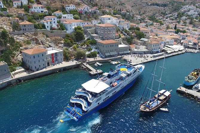Hydra-Poros-Aegina Islands One Day Cruise With Live Music Dancing & Buffet Lunch - Poros: pretty, brief, and easy to underestimate