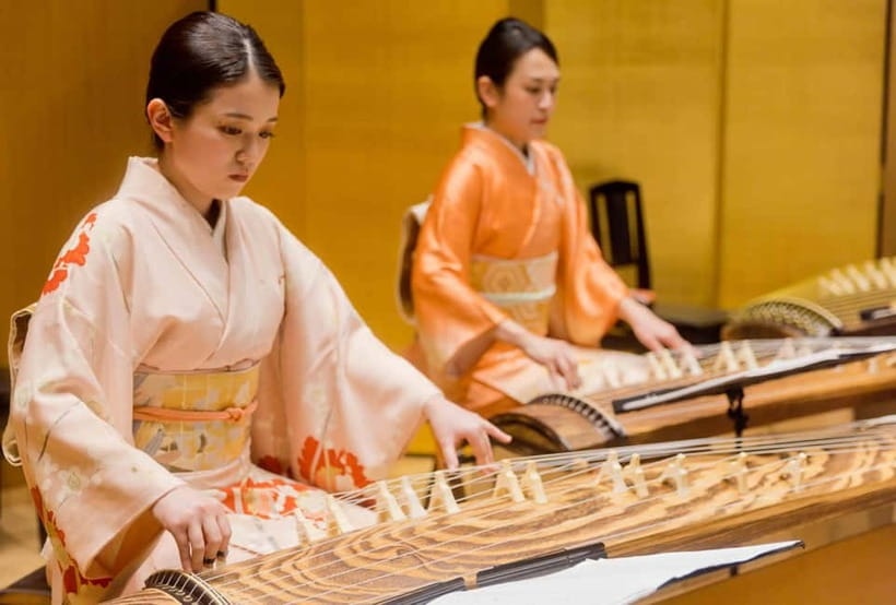 Japanese Traditional Music Show in Tokyo - Koto, shamisen, shakuhachi, and taiko