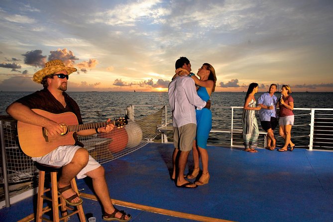 Key West Sunset Sail with Live Music, Drinks and Appetizers - The sunset hour and the return to shore