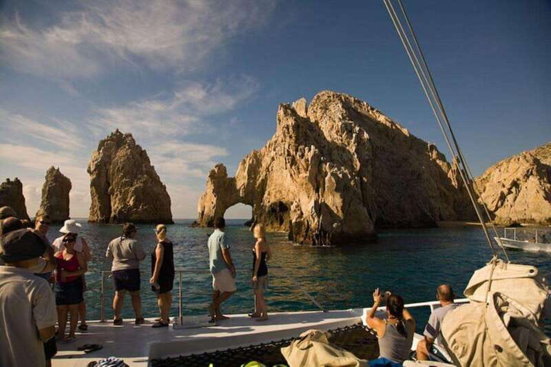 Los Cabos: Jazz & Wine Sunset Catamaran Cruise - Aboard the 65-Foot Tropicat