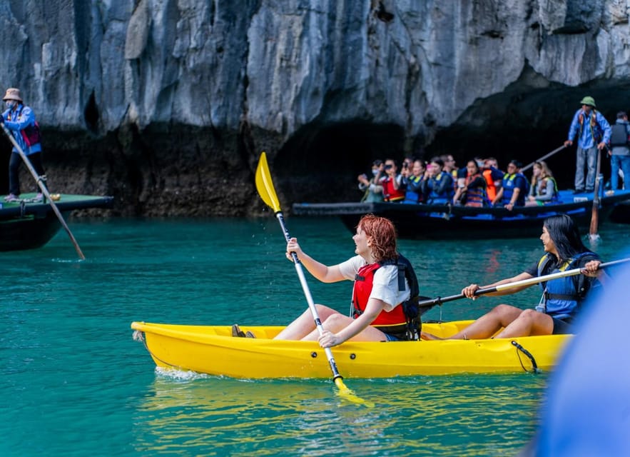 Luxury Ha Long Symphony Day Cruise With Lunch, Cave & Island - Sunset party and the return to port