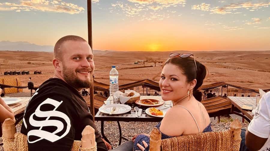 Marrakech: Agafay Desert Dinner, Live Music & Fire Show - A camel ride before dinner