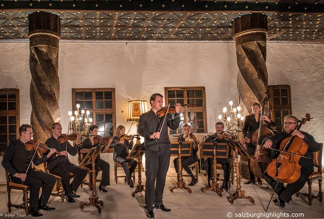 Mozart Concert and Dinner or VIP Dinner at Fortress Salzburg with River Cruise - The Best of Mozart concert in the Golden Hall