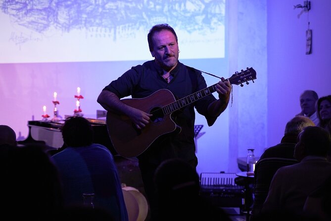 Napulitanata: Traditional Neapolitan Music Concert Ticket - Inside the small coffeehouse-style room