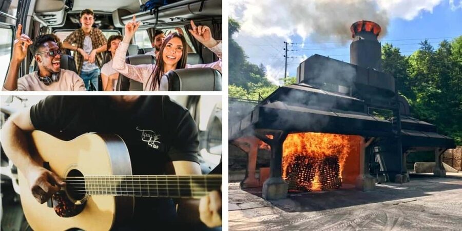 Nashville: Jack Daniel's Distillery Tour with BBQ and Music - Meeting the white Tipsy Tours bus in Nashville