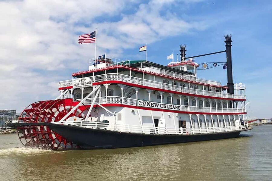 New Orleans: Daytime Steamboat Jazz Cruise + Optional Lunch - Starting behind JAX Brewery in the French Quarter