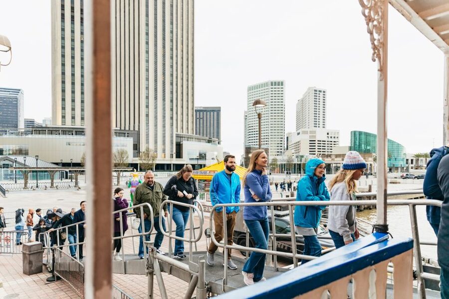 New Orleans: Evening Jazz Boat Cruise with Optional Dinner - Weather changes the river experience