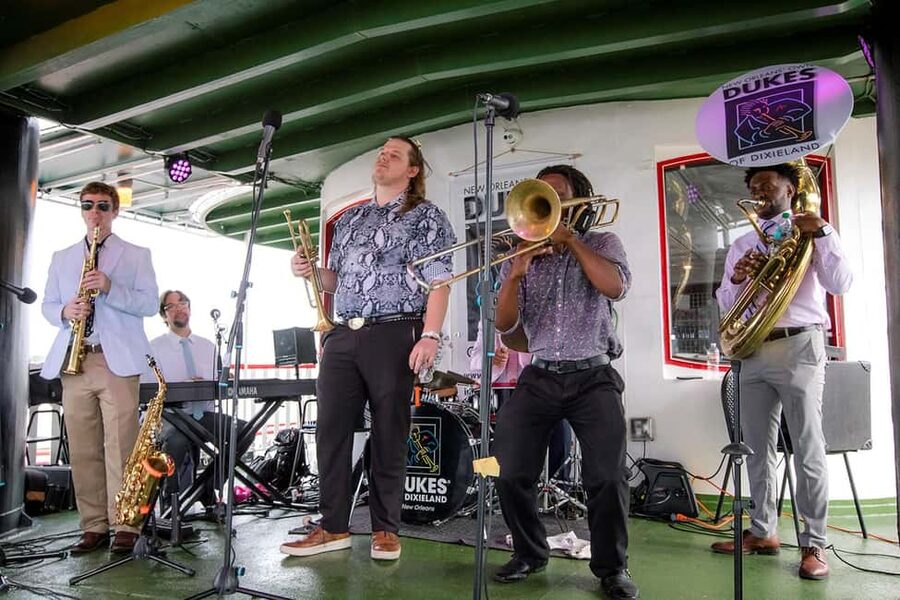 New Orleans: Evening Steamboat Jazz Cruise + Optional Dinner - The Dukes of Dixieland supply the New Orleans sound