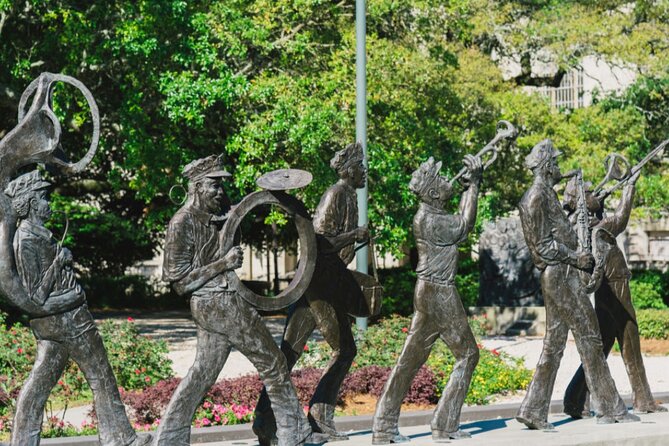 New Orleans Jazz History and New Orleans People of Color - Louis Armstrong Park gives the tour its first beat