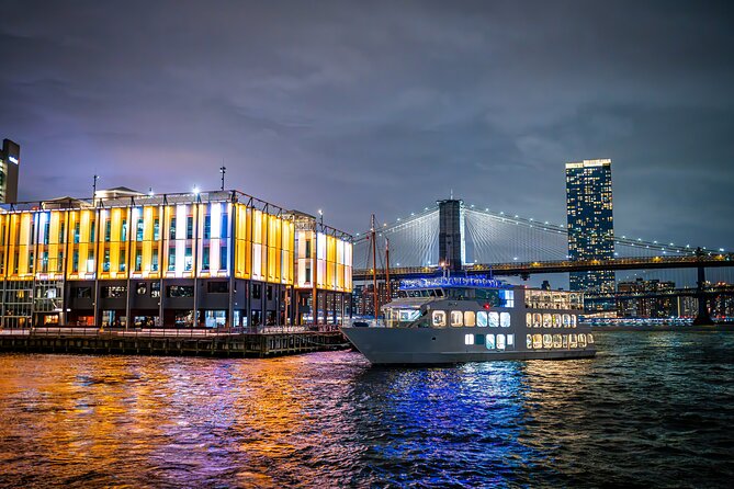 New York City Dinner Cruise on Luxury Yacht with Live Music - The Statue of Liberty from the water