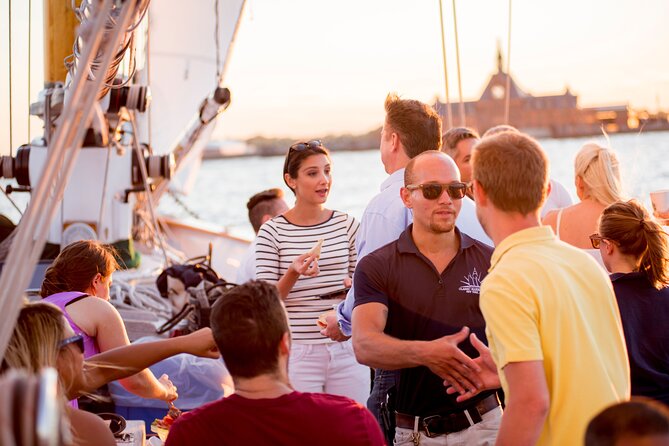 New York City Live Jazz Sail - Leaving Chelsea Piers as the city changes color