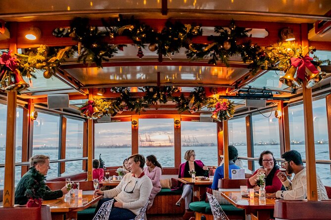 New York Harbor Live Holiday Jazz Cruise - Governors Island and the southern harbor views