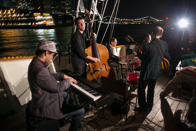New York Harbor Wine and Jazz Sail aboard Clipper City - Lady Liberty at photo distance