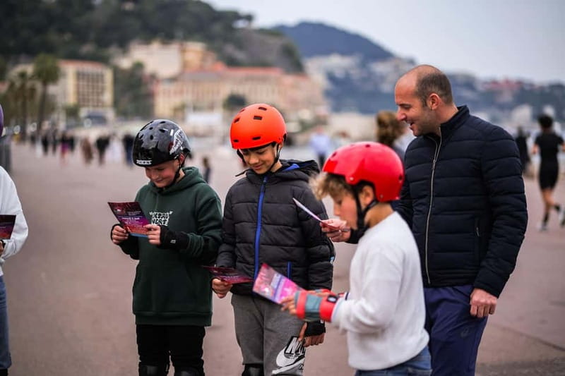 Nice: Sunset rollerblading tour, local socca, and live music! - Nice Harbour, Rue Cassini, and Place Garibaldi