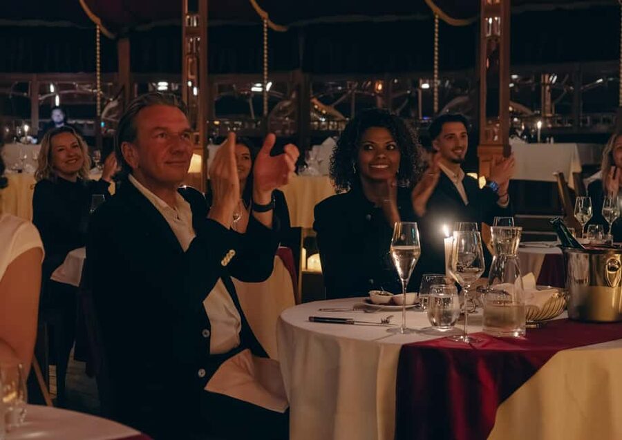 Nuit des Lumières - The Candlelight Dinner Concert in Vienna - Arriving at Prater 75 and entering the candlelit hall