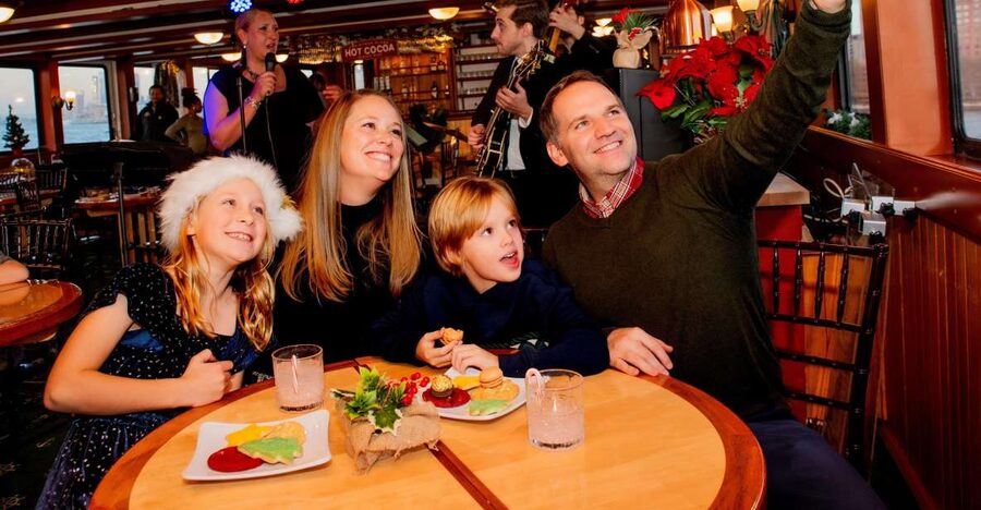 NYC: Holiday Yacht Cruise with Jazz, Cocoa & Carols - Battery Park and the Financial District