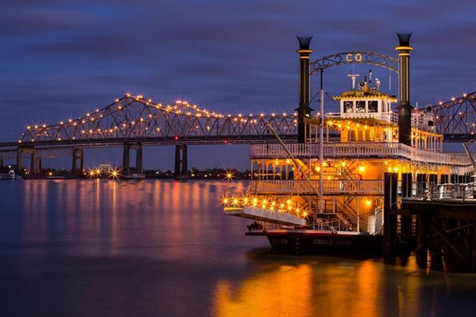 Paddlewheeler Creole Queen Jazz Dinner Cruise in New Orleans - The 7:00 p.m. cruise and the two-hour schedule