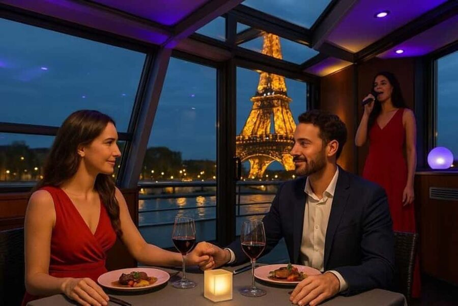 Paris: Seine River Dinner Cruise with Live Music - A two-and-a-half-hour view of Paris from the river