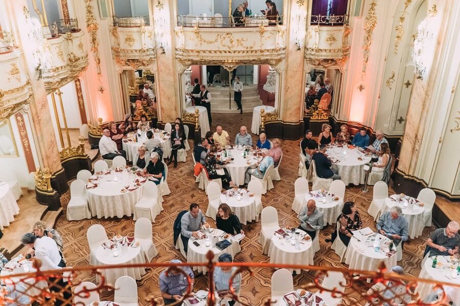 Prague: Mozart Ballroom Concert Ticket with 3-Course Dinner - Entering Prague’s Boccaccio Ballroom