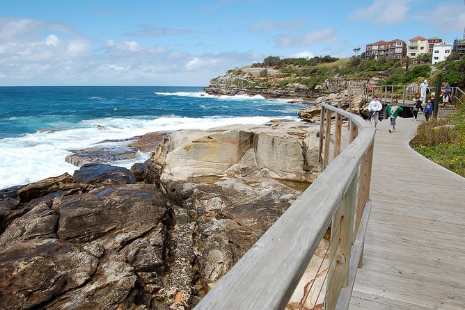 Private Sydney Tour Including Sydney Opera House, Bondi and Manly - Watsons Bay and The Gap: cliffs, water, and open views