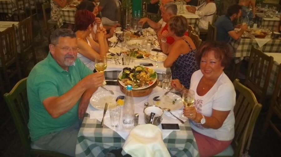 Rhodes: Guided Rhodes City By Night with Live Music & Dinner - What the guide and vehicle add
