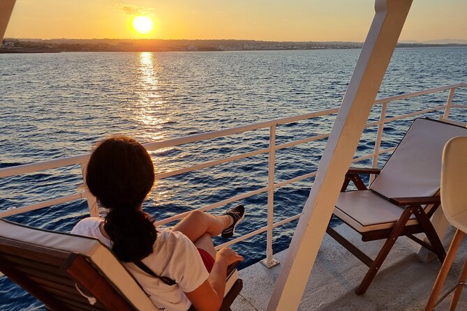 Rhodes Sunset Cruise - Swim and Dine w/ Live Music & Sunset! - Greek buffet dinner after the swim