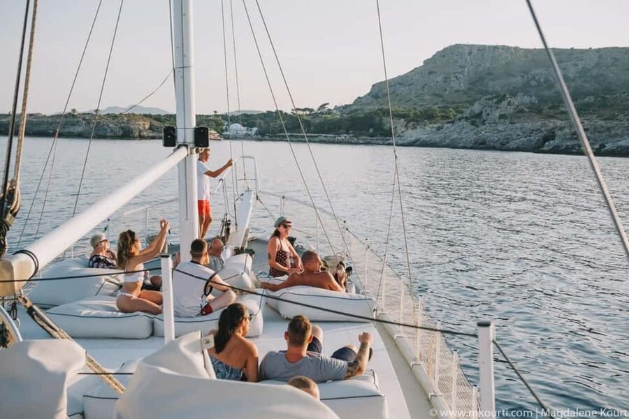 Rhodes: Sunset Cruise with Open Bar, Dinner, & Live Music - How the $93 price compares with the experience