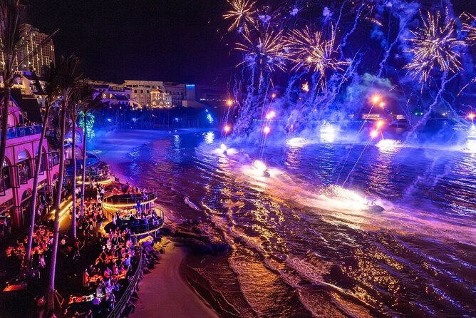 Romantic Dinner with Fireworks, Symphony & Kiss of the Sea Show - 19:00 dinner at Sun Bavaria GastroPub