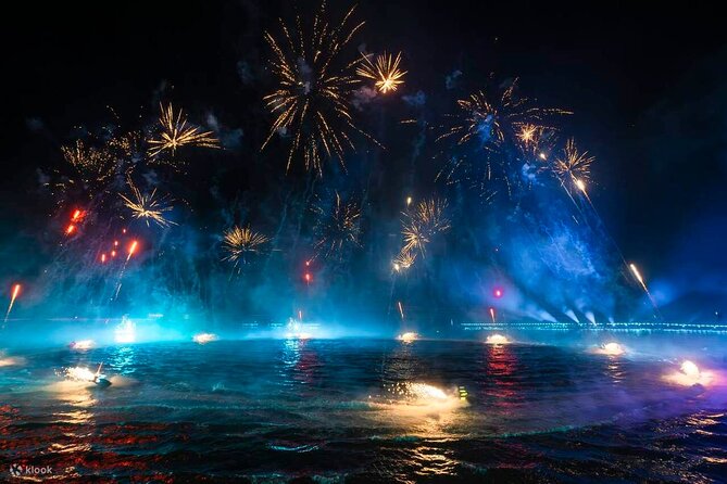 Romantic Dinner with Fireworks, Symphony & Kiss of the Sea Show - 18:00 pickup and the ride to Sunset Town