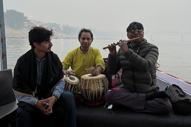 Romantic Sunrise Boat with Live Banaras Gharana Classical music - Panchganga Ghat and the final stretch