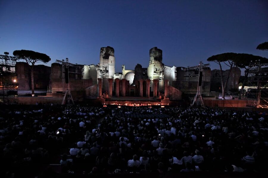 Rome: A Night at the Opera - Baths of Caracalla - The Three Tenors connection