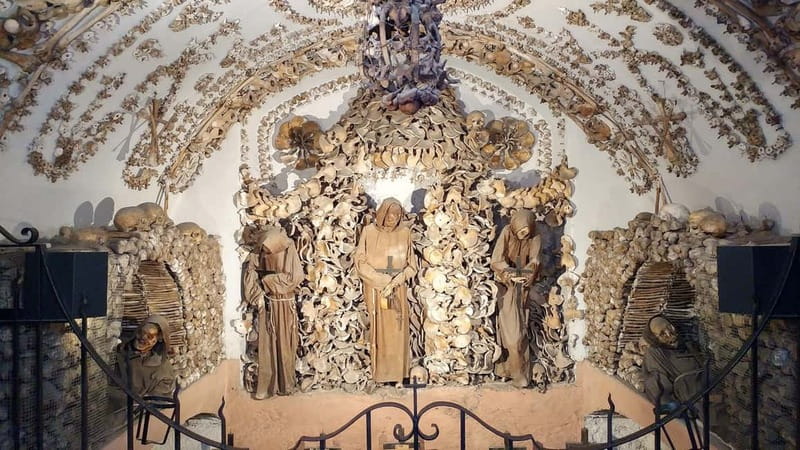 Rome: Capuchin Crypt & Museum Tour with Choral Concert - Inside the crypt decorated with 4,000 bones