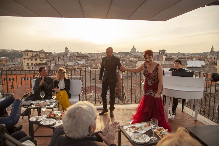 Rome: Rooftop Bar Opera Show - The aperitivo: good for a tasting, not a meal