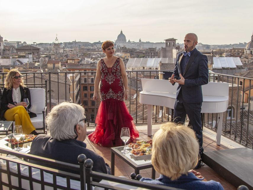 Rome: Rooftop Bar Opera Show - The rooftop views are worth arriving early for