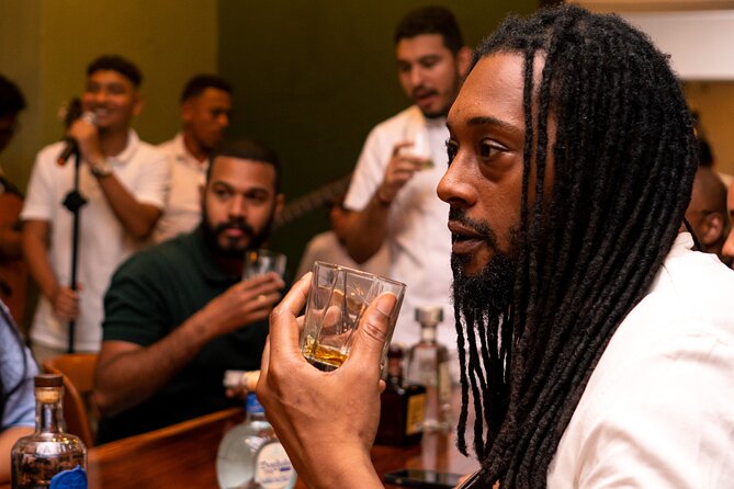 Rum & Rhythms a premium rum tasting with live music - The band turns each pour into a performance