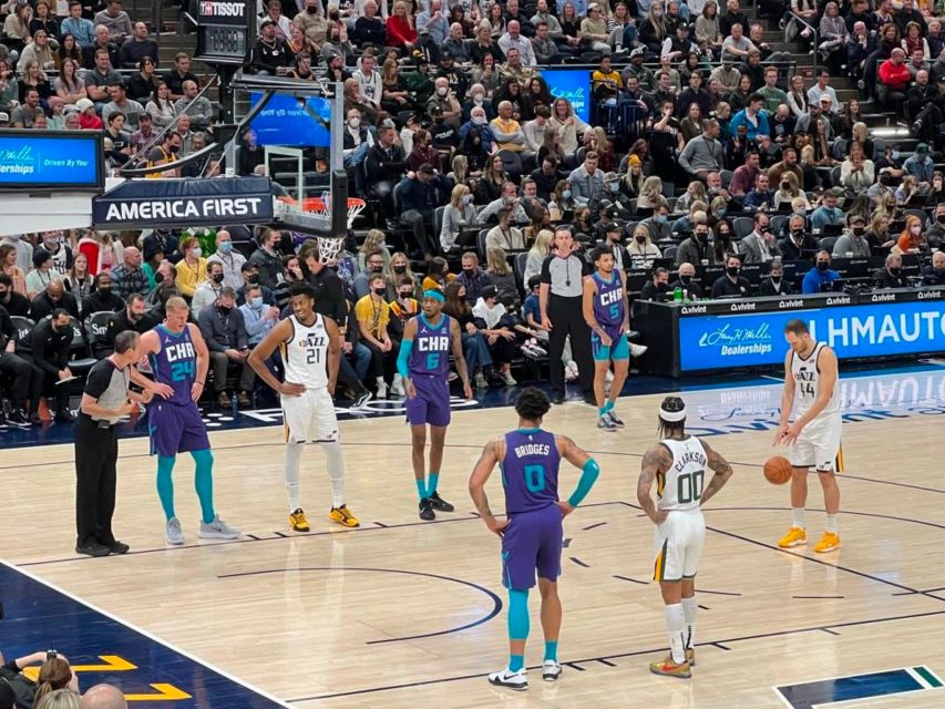 Salt Lake City: Utah Jazz Basketball Game Ticket - The 2.5-hour game schedule