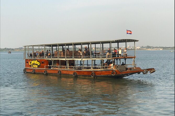 Sunset & Evening Dinner Cruise With One Way Free Pick Up - Starting beside Phnom Penh’s riverside